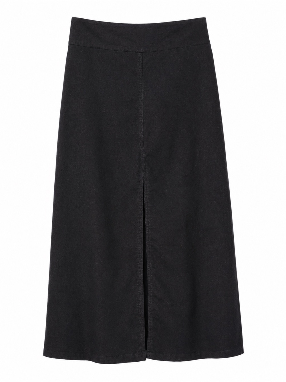 H&M Women’s Black 100% Cotton Corduroy Midi Skirt. Size: 4
